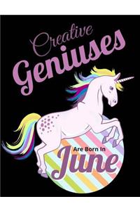 Creative Geniuses Are Born In June