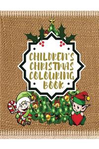 Childrens Christmas Colouring Book