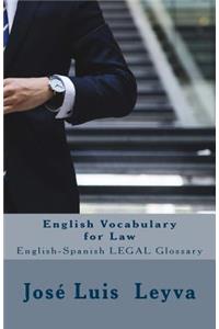 English Vocabulary for Law