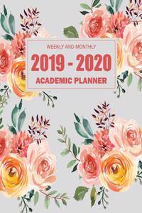 2019-2020 Academic Planner Weekly and Monthly
