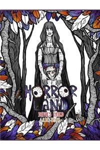 Adult Coloring Book Horror Land