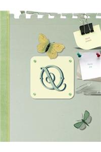Monogrammed Q Dot Grid Bullet Journal