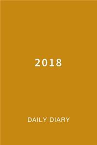 2018 Daily Diary (Gold)