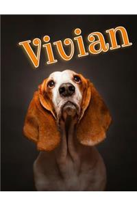 Vivian: Personalized Address Book, Large Print, 8 1/2 X 11