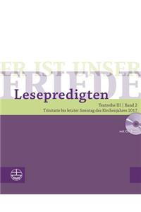 Er Ist Unser Friede. Lesepredigten Textreihe III/Bd. 2