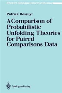 Comparison of Probabilistic Unfolding Theories for Paired Comparisons Data