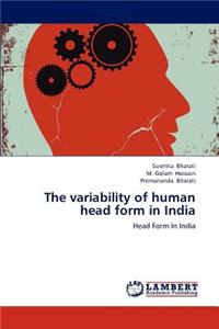variability of human head form in India