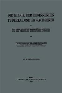 Die Klinik der Beginnenden Tuberkulose Erwachsener