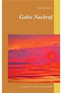Gabis Nachruf