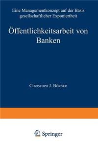 Öffentlichkeitsarbeit Von Banken