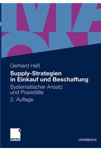 Supply-Strategien in Einkauf Und Beschaffung