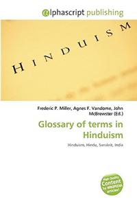 Glossary of Terms in Hinduism
