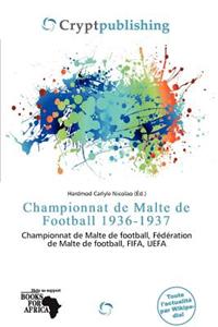 Championnat de Malte de Football 1936-1937