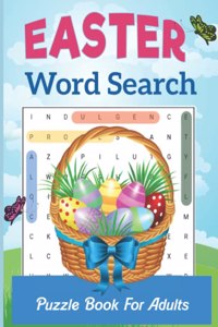 Easter Word Search Puzzle Book For Adults