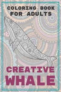 Creative Whale - Coloring Book for adults