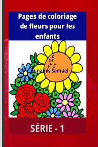 Livre de coloriage de fleurs pour les enfants