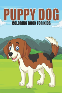 Puppy Dog Coloring Book For Kids