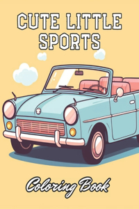 Cute Little Sports Car Coloring Book