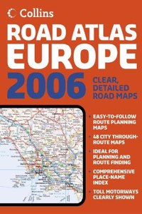 Collins Road Atlas Europe