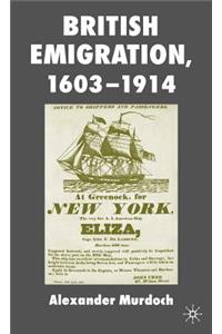British Emigration, 1603-1914