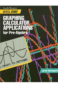 Quick Start Graphing Calculator Applications for Pre-Algebra