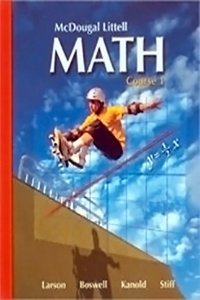 McDougal Littell Middle School Math Washington: Standards and Test Prep Book Course 1