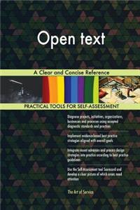 Open text A Clear and Concise Reference