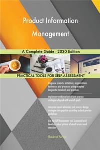 Product Information Management A Complete Guide - 2020 Edition