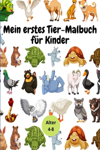 Mein Erstes Tier-Malbuch Für Kinder