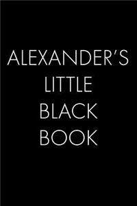 Alexander's Little Black Book