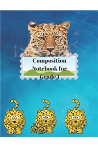 Composition Notebook for Grade 1