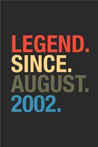 Legend Since August 2002