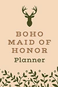 Boho Maid Of Honor Planner: Boho Chic Bridesmaid Proposal Prompted Fill In Organizer for Maid of Honor for Notes, Reminders, Lists, Things to do, Important Dates, Proposal Gift