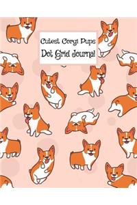 Cutest Corgi Pups - Dot Grid Journal
