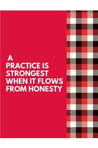 A Practice Is Strongest When It Flows From Honesty