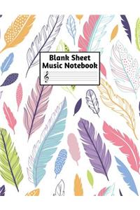 Blank Sheet Music Notebook