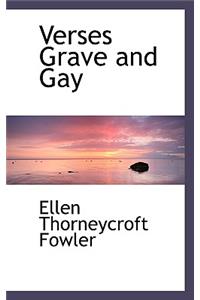 Verses Grave and Gay