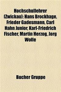 Hochschullehrer (Zwickau)