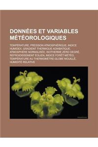 Donnees Et Variables Meteorologiques