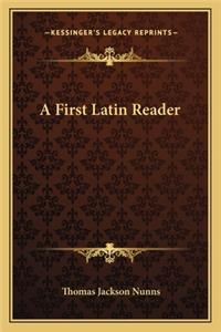 A First Latin Reader