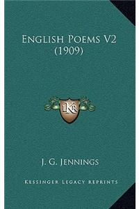 English Poems V2 (1909)