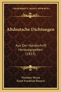 Altdeutsche Dichtungen
