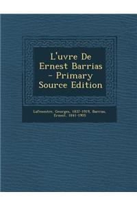 L'uvre De Ernest Barrias