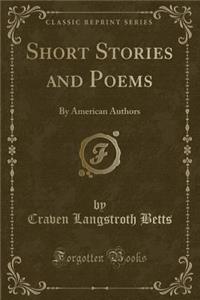Short Stories and Poems