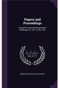 Papers and Proceedings