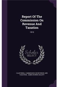 Report of the Commission on Revenue and Taxation