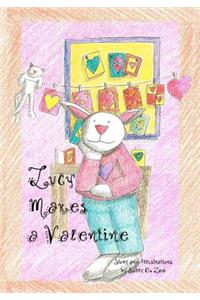 Lucy Makes a Valentine