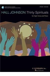 30 Spirituals for High Voice and Piano Book/Online Audio