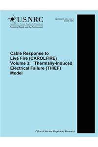 Cable Response to Live Fire (CAROLFIRE) Volume 3: Thermally-Induced Electrical Failure (THIEF) Model