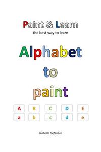 Alphabet to paint